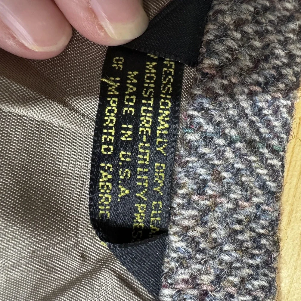 Vintage Harris Tweed Blazer Mens 42 Herringbone Wool Coat Trend‎ Setters USA 90s
